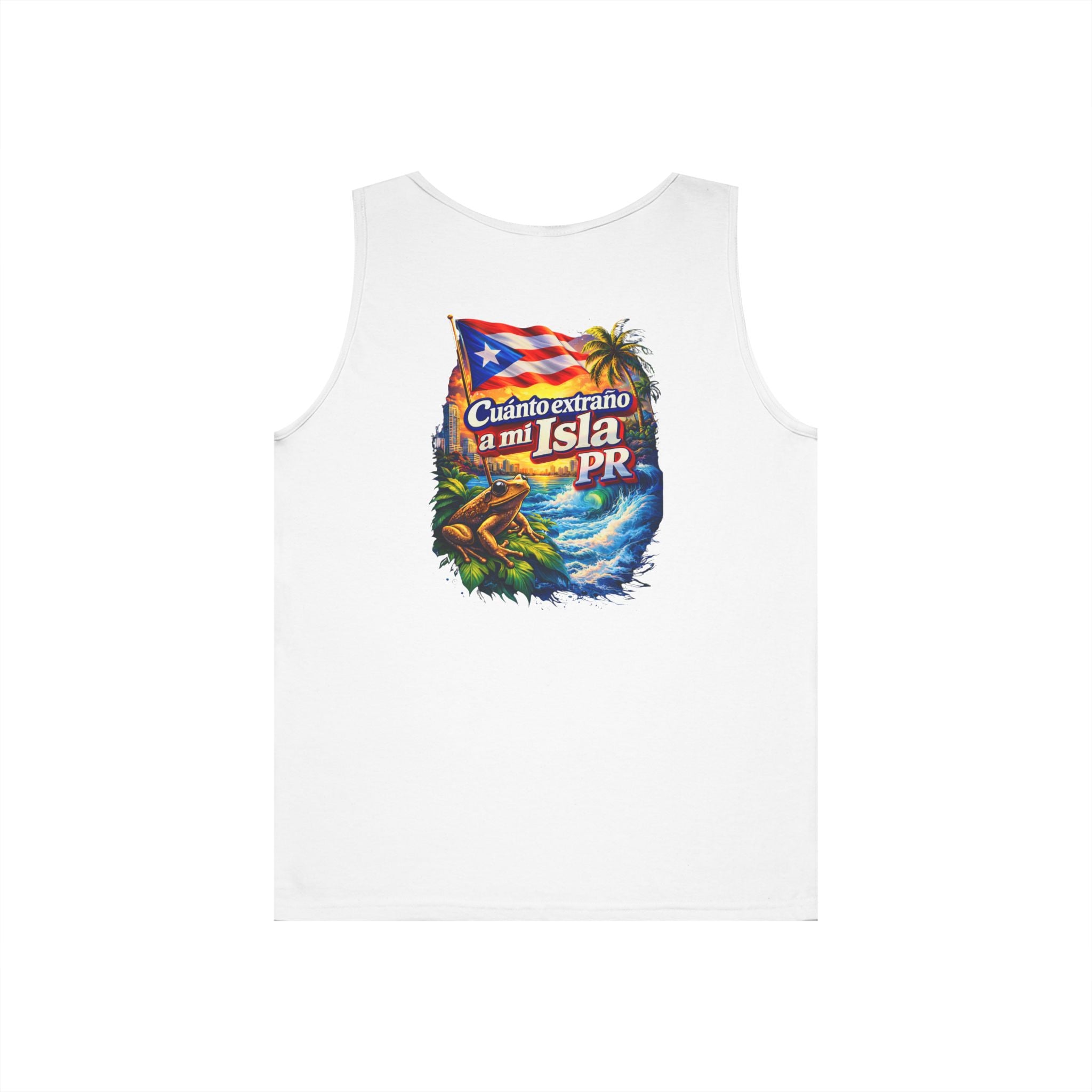 Puerto Rico Tank Top — "Cuánto extraño a mi Isla PR"