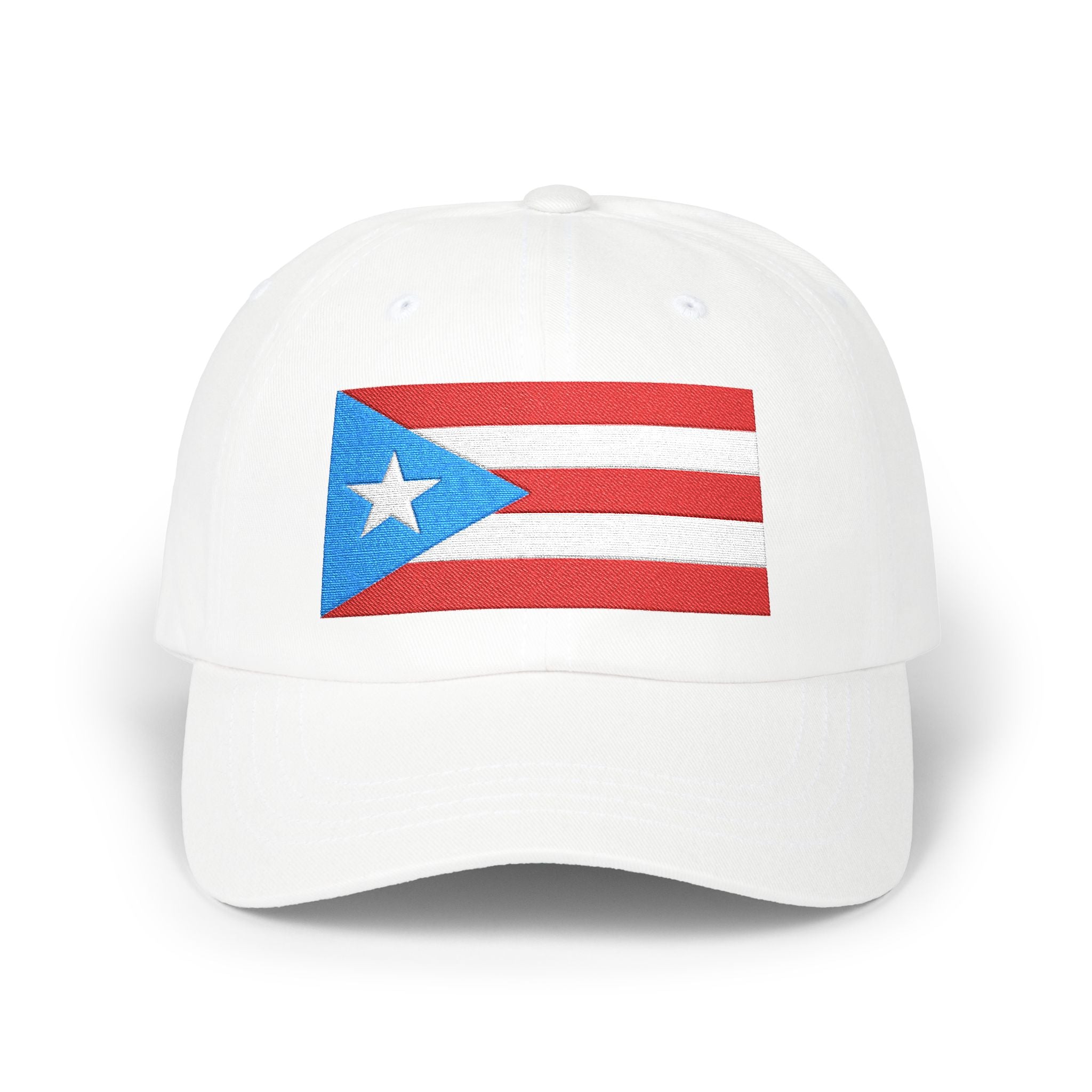 Puerto Rico Flag Dad Cap — Embroidered Boricua Baseball Hat