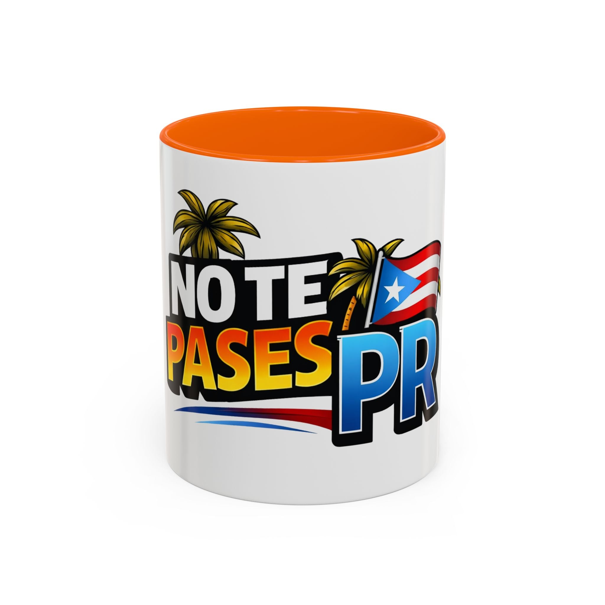 Coffee Mug — "No Te Pares PR" Puerto Rican Pride Accent Mug