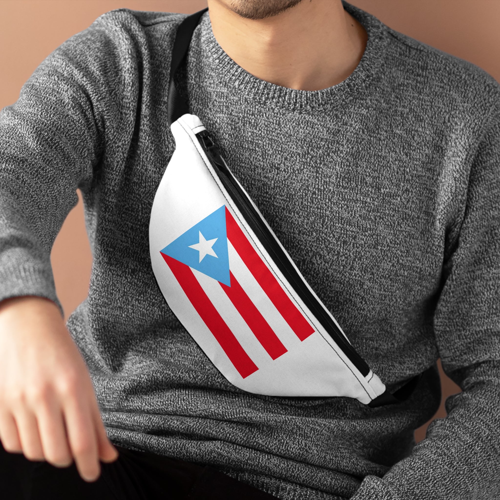 Puerto Rico Flag Fanny Pack — Patriotic Waist Bag for Travel & Festivals