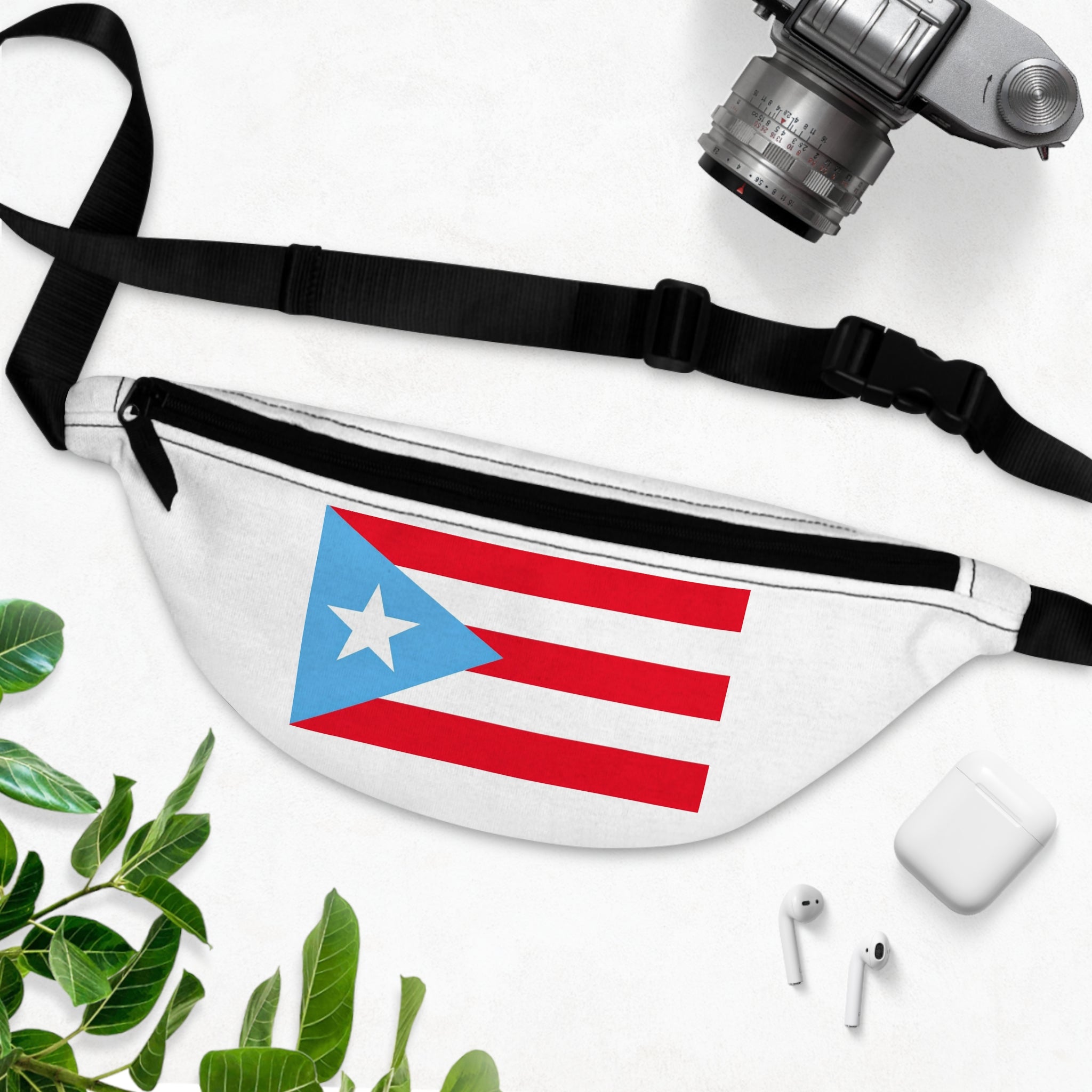 Puerto Rico Flag Fanny Pack — Patriotic Waist Bag for Travel & Festivals