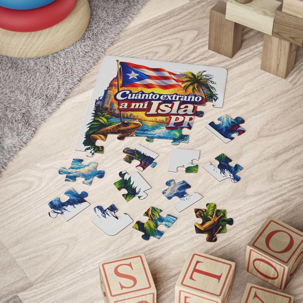 Kids Puzzle — "Cuánto extraño a mi Isla PR"