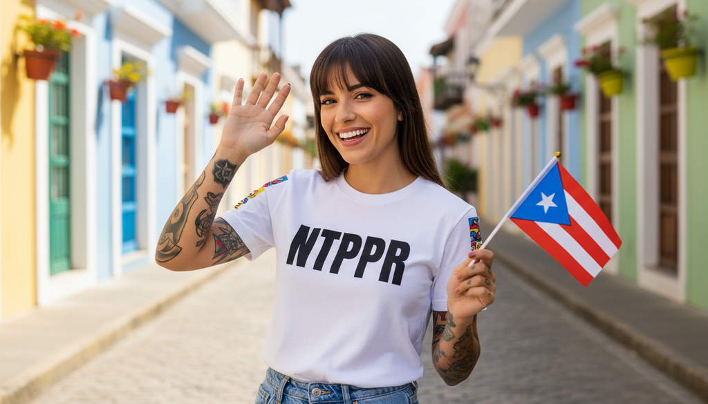 NTPPR Graphic Tee — Minimalist Black Block Letter Shirt