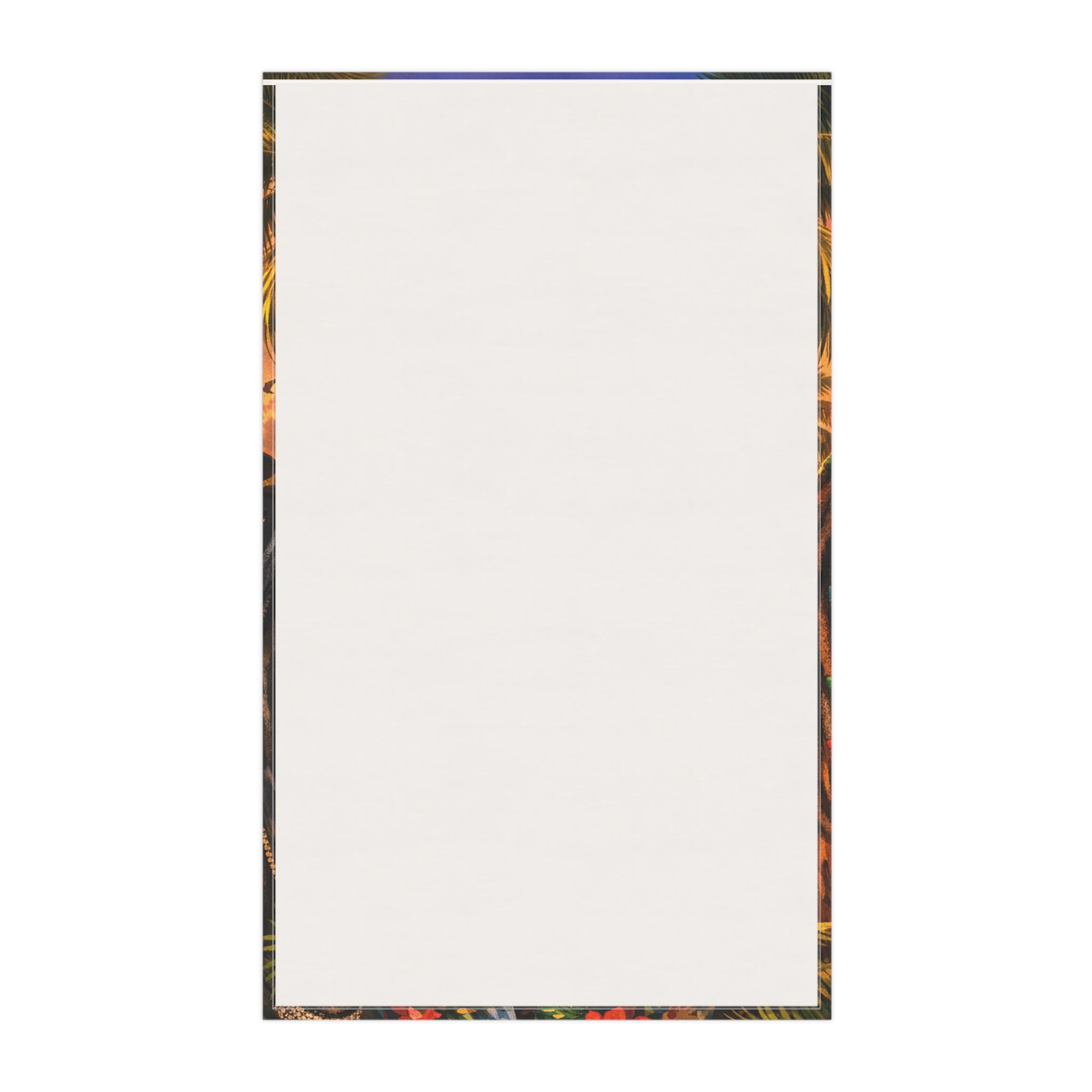 Puerto Rico Monkey Trio Tea Towel — "I Love No Te Pases" Kitchen Towel