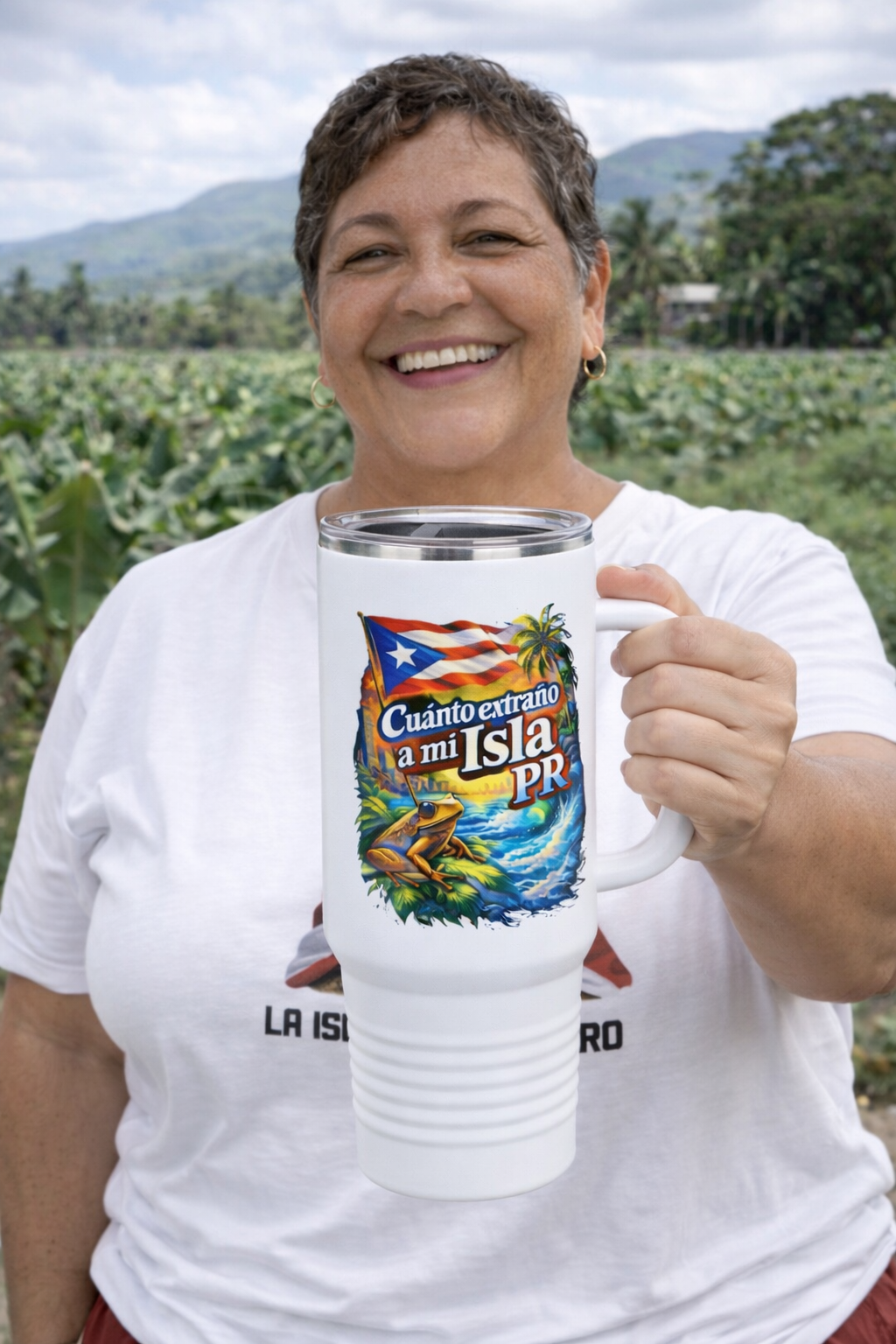 40oz Insulated Travel Mug — Puerto Rico