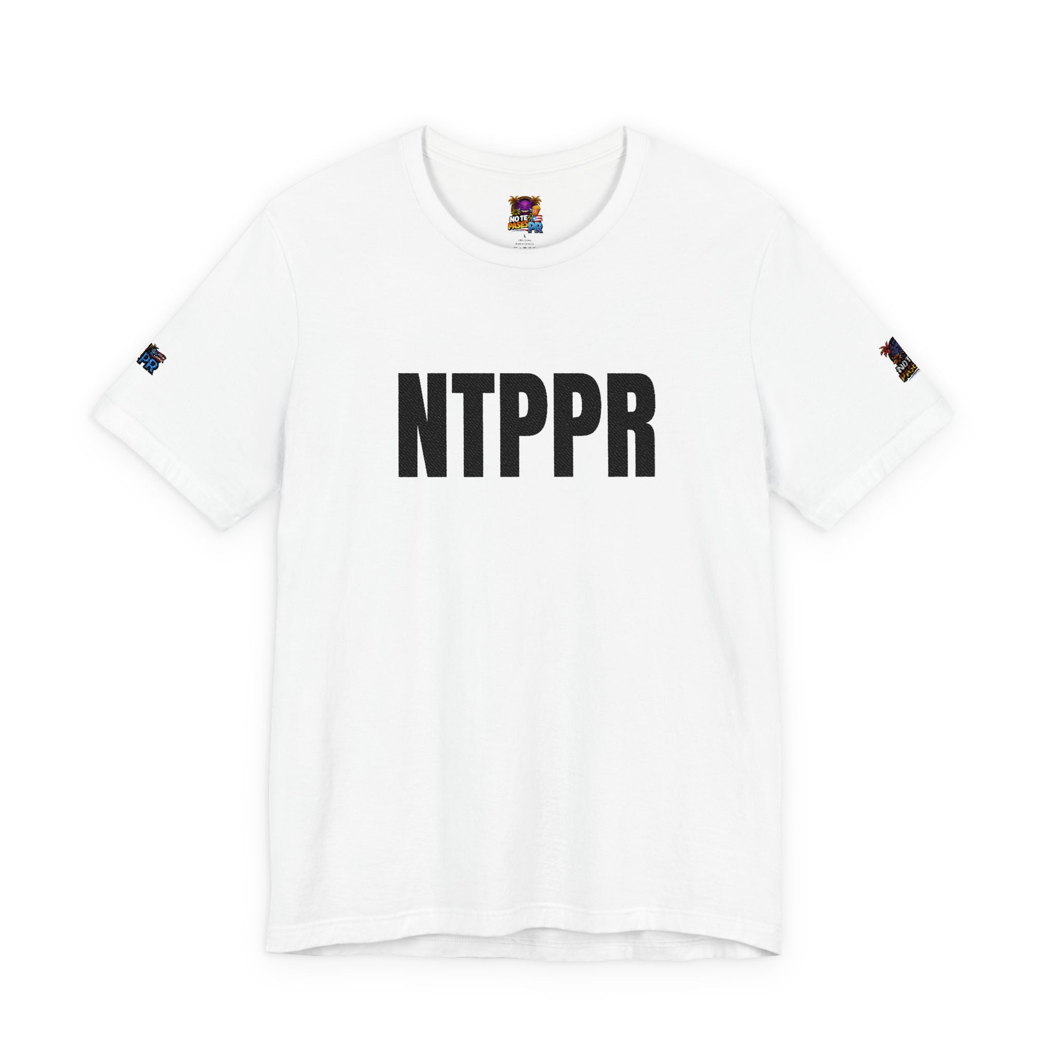 NTPPR Graphic Tee — Minimalist Black Block Letter Shirt