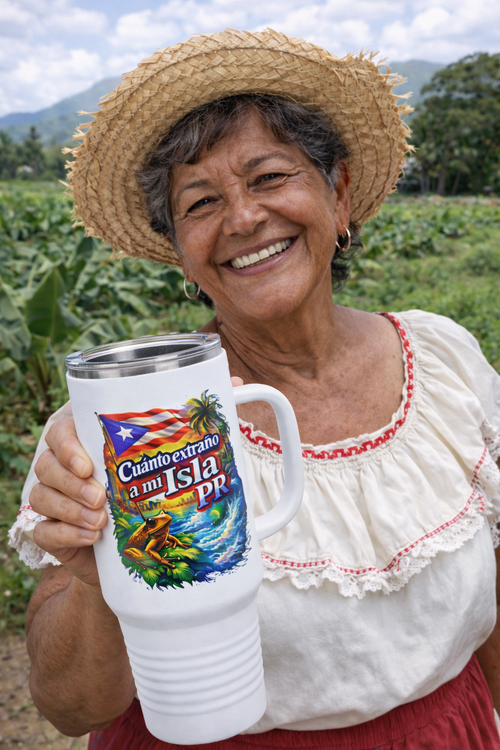 40oz Insulated Travel Mug — Puerto Rico